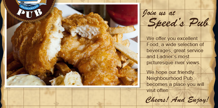 Delicious Fish and Chips at Speed's Pub