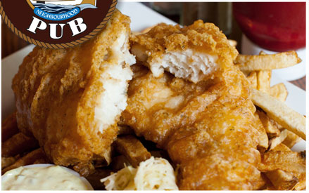 Delicious Fish and Chips at Speed's Pub